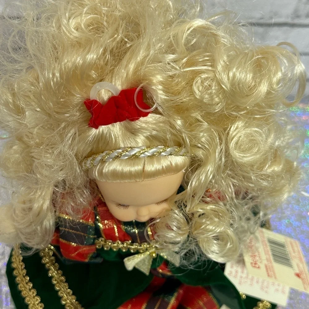 Bean Angel Collectibles CHRISTMAS LOVE 12 IN Doll Vintage 2000 Bean Bag with Tag